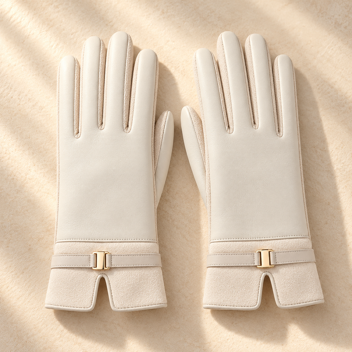 Elena Belted Cuff Gloves