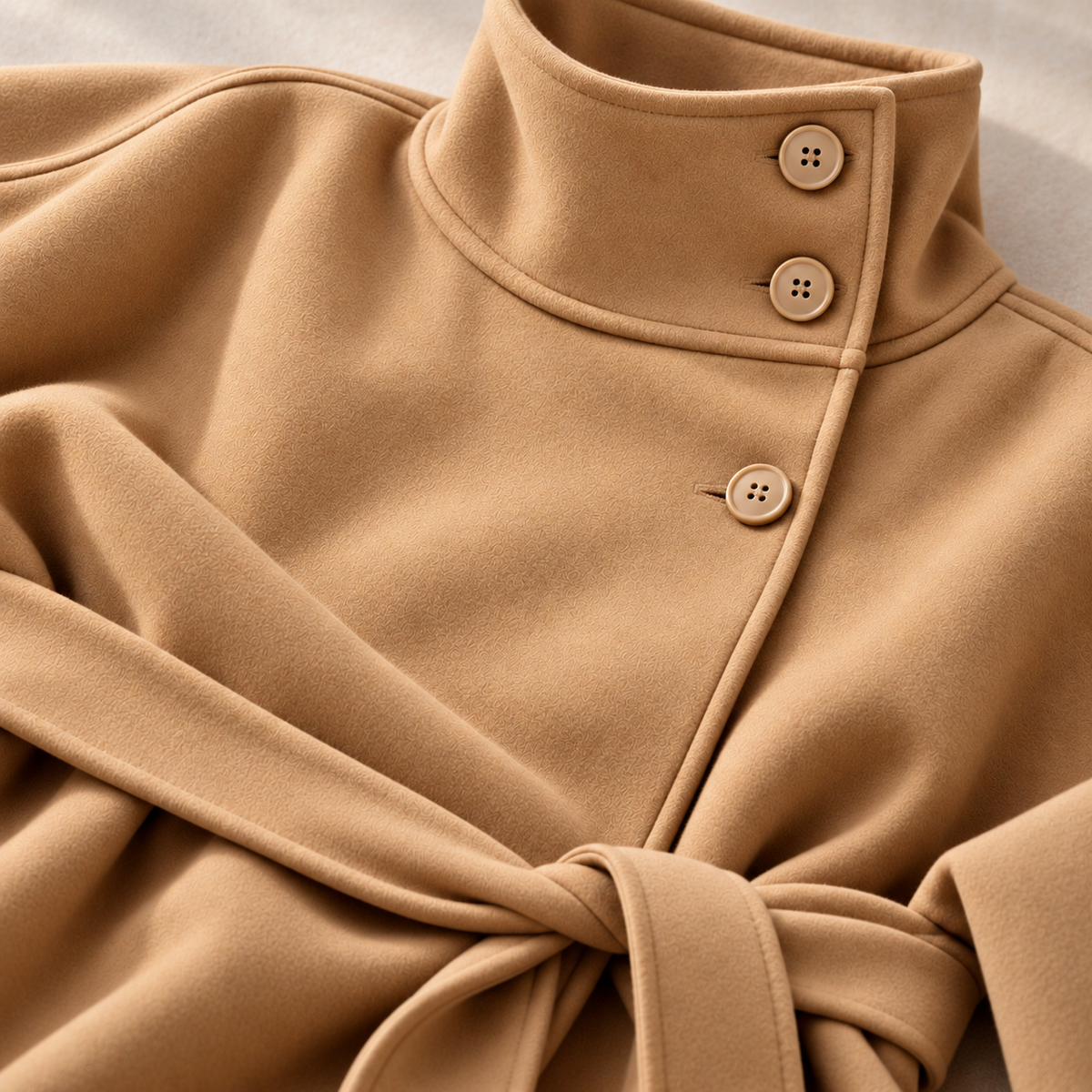 Elena Belted Cape Jacket