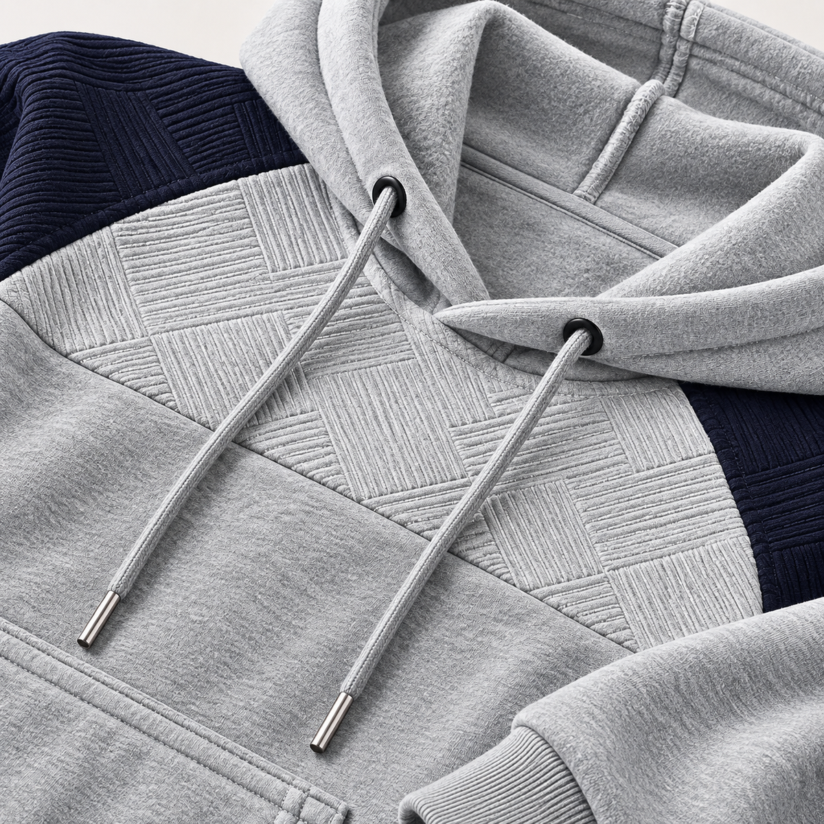Hutton Panel Fleece Hoodie