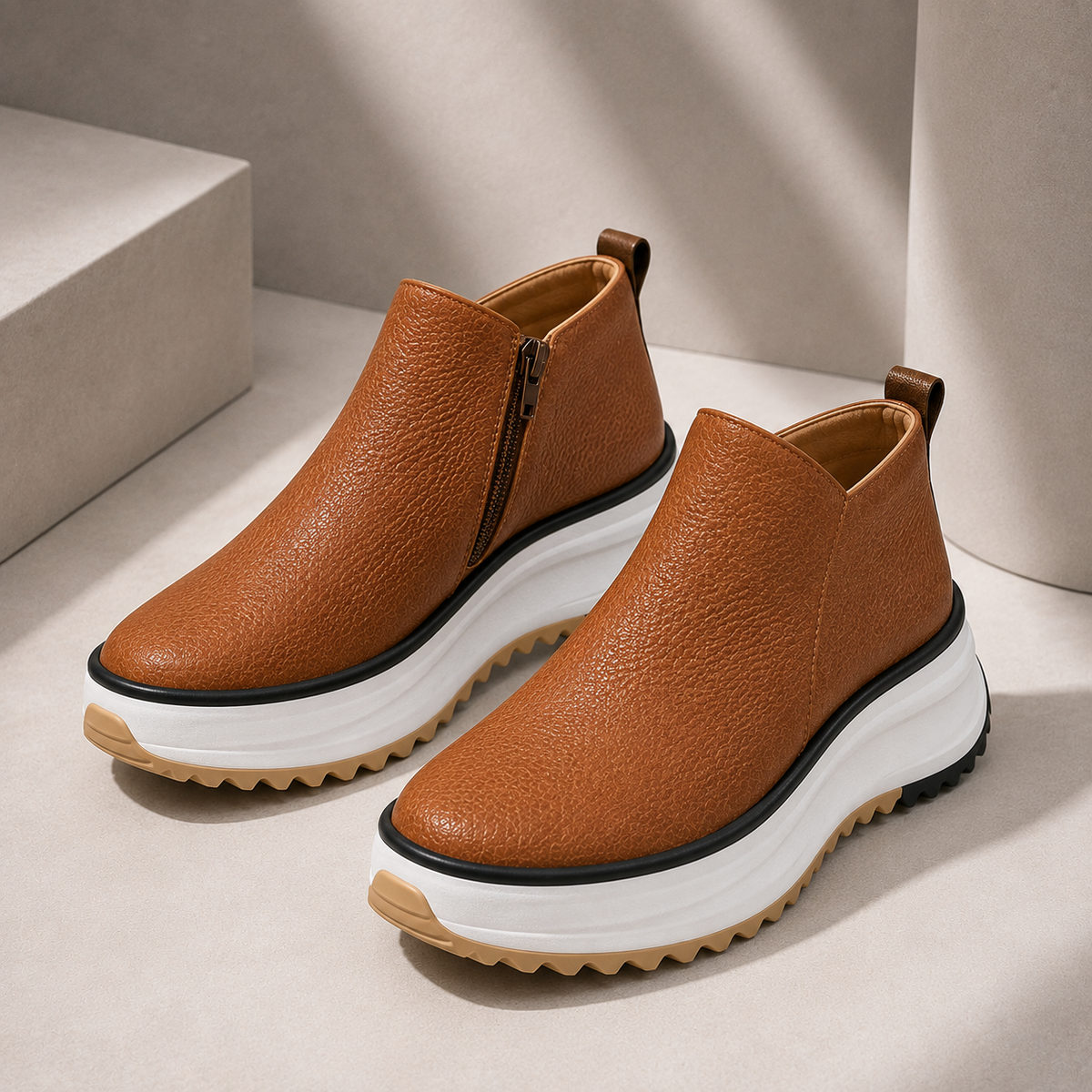 Ava Platform Ankle Boots