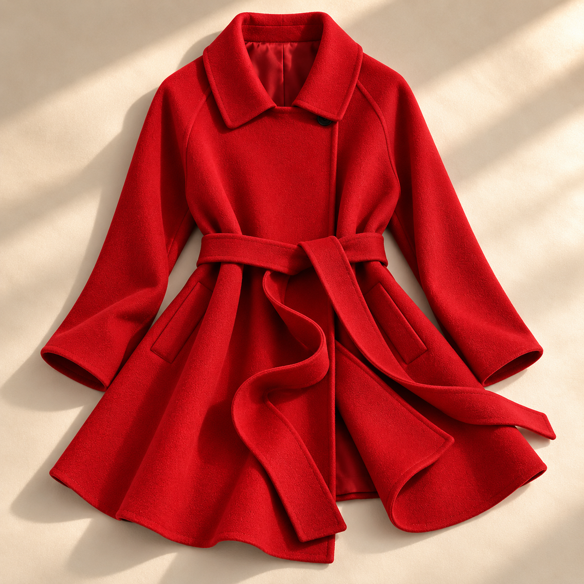 Margaux Belted Wool Coat