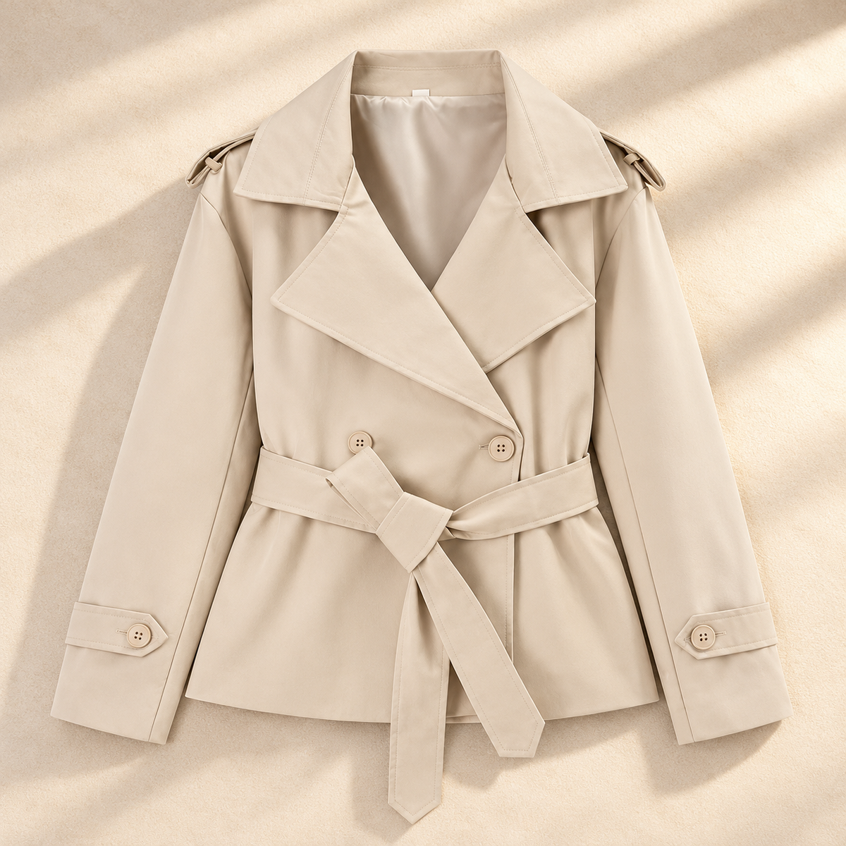 Margaux Belted Trench Jacket