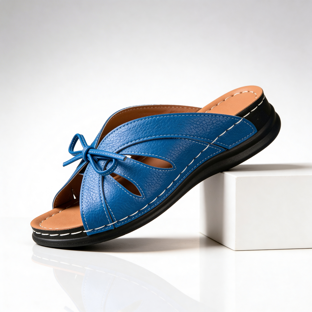 Odessa Cushioned Bow Sandals