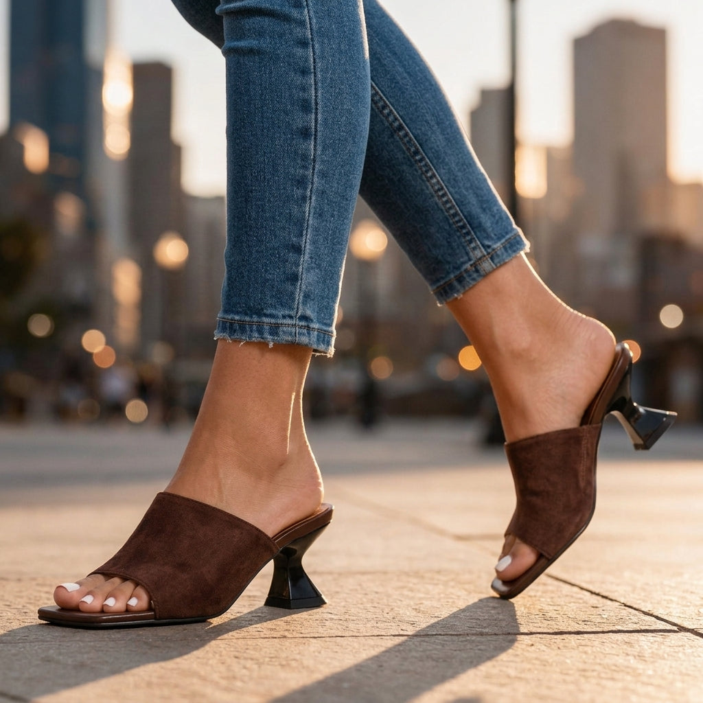 Aurora Suede Heels