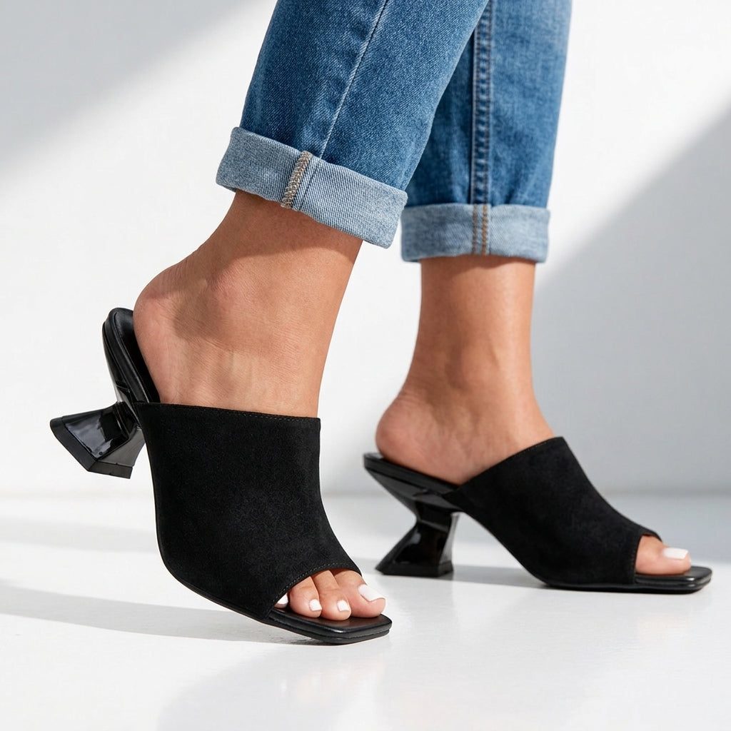 Aurora Suede Heels