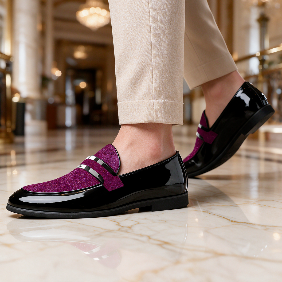Carlos Velvet Lounge Loafers