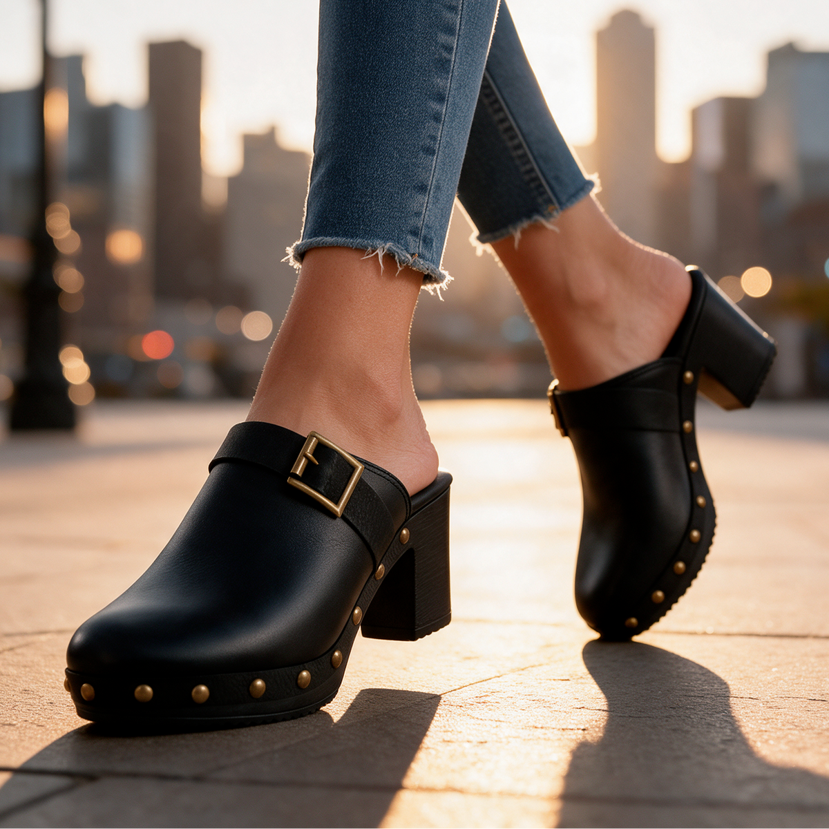 Audrey Closed-Toe Mules