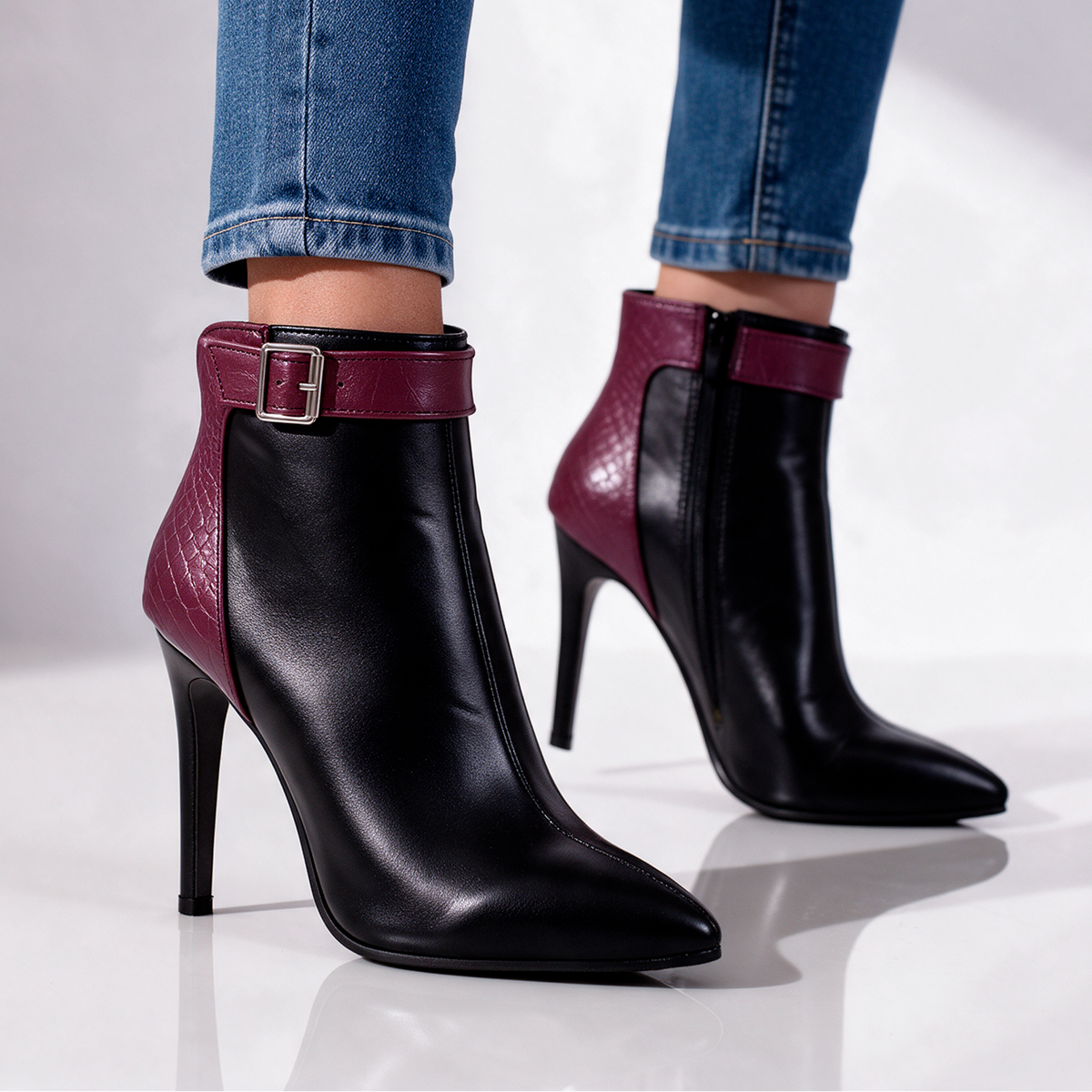 Madeline Buckle Booties