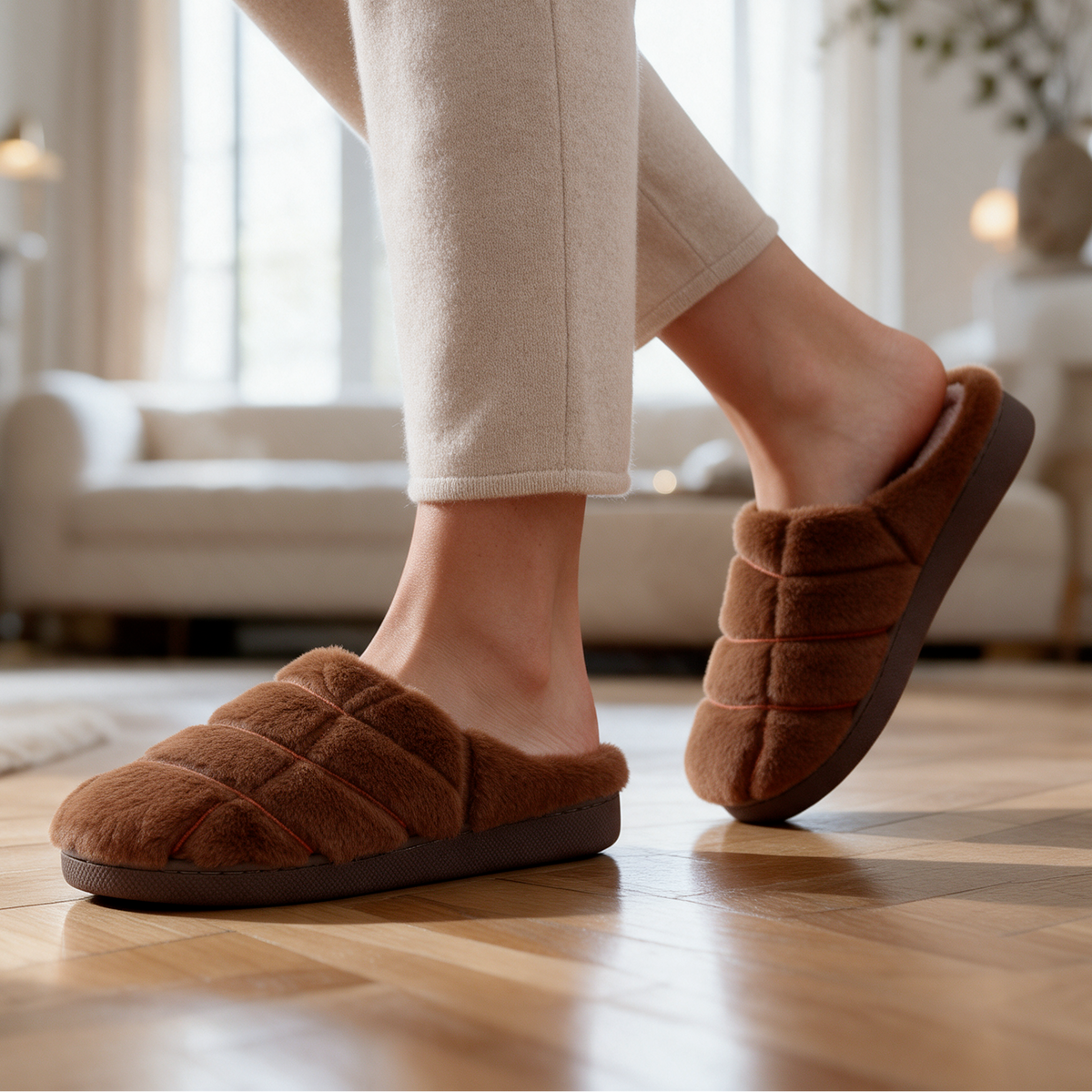 Bianca Sherpa Slippers