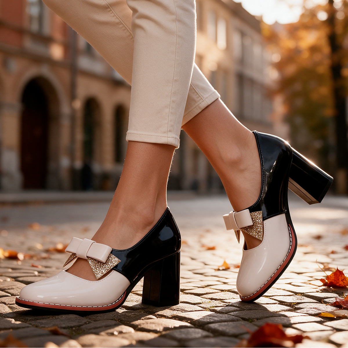 Claire Bowtie Mary Janes