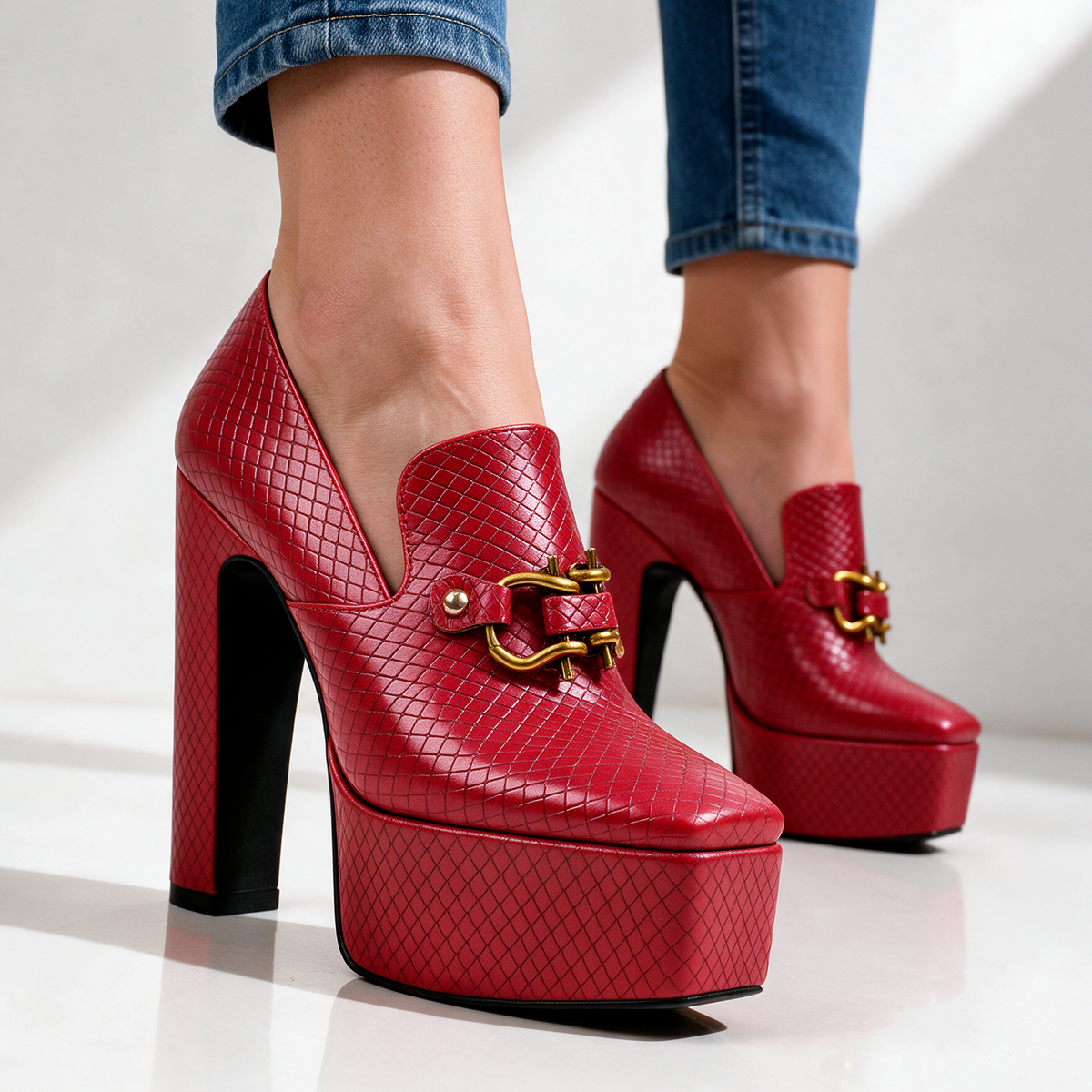 Yvonne Platform Loafer Pumps