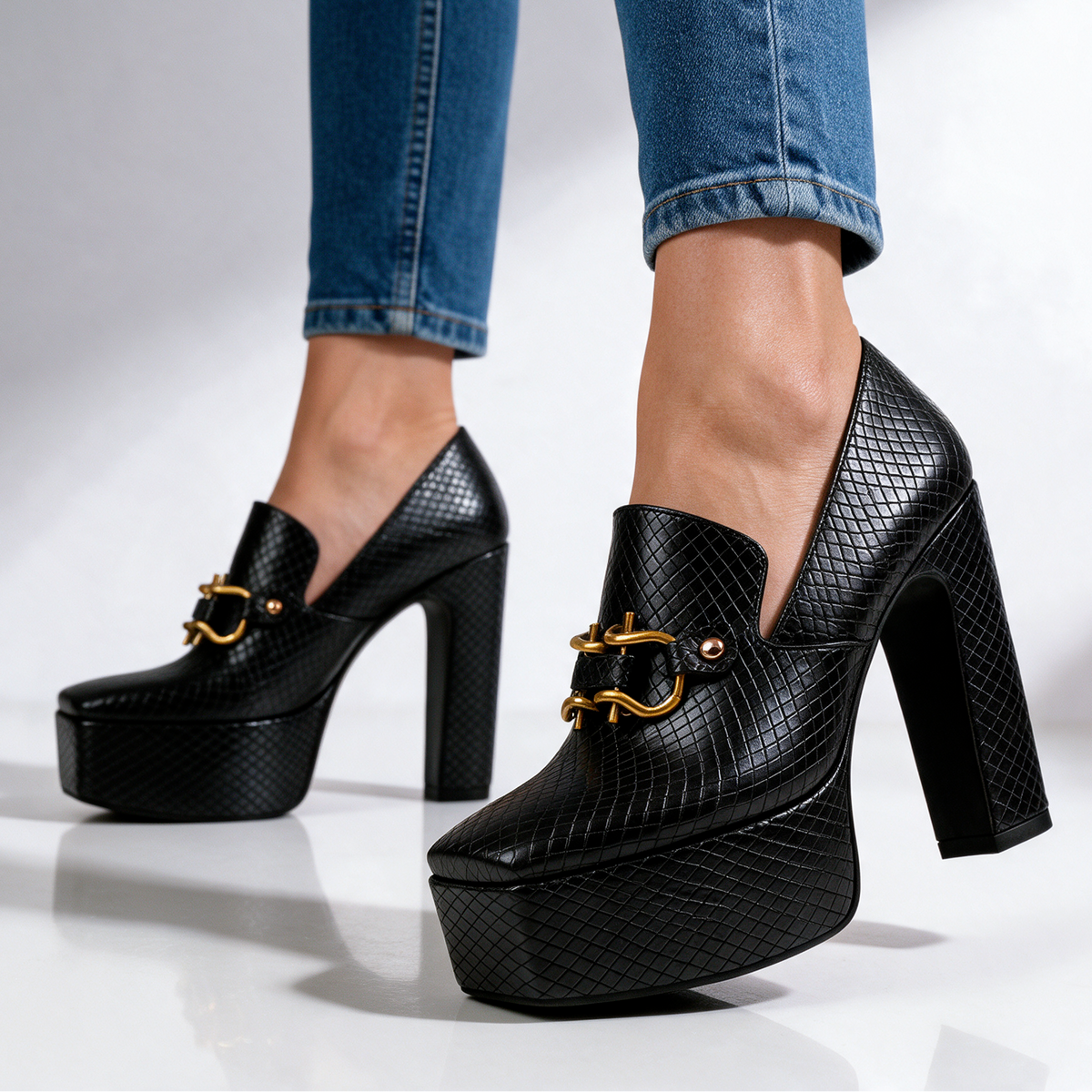 Yvonne Platform Loafer Pumps
