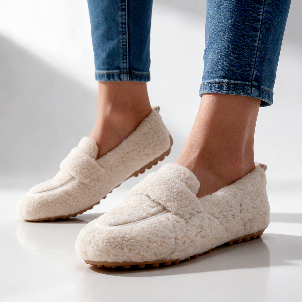 Corra Teddy Loafers