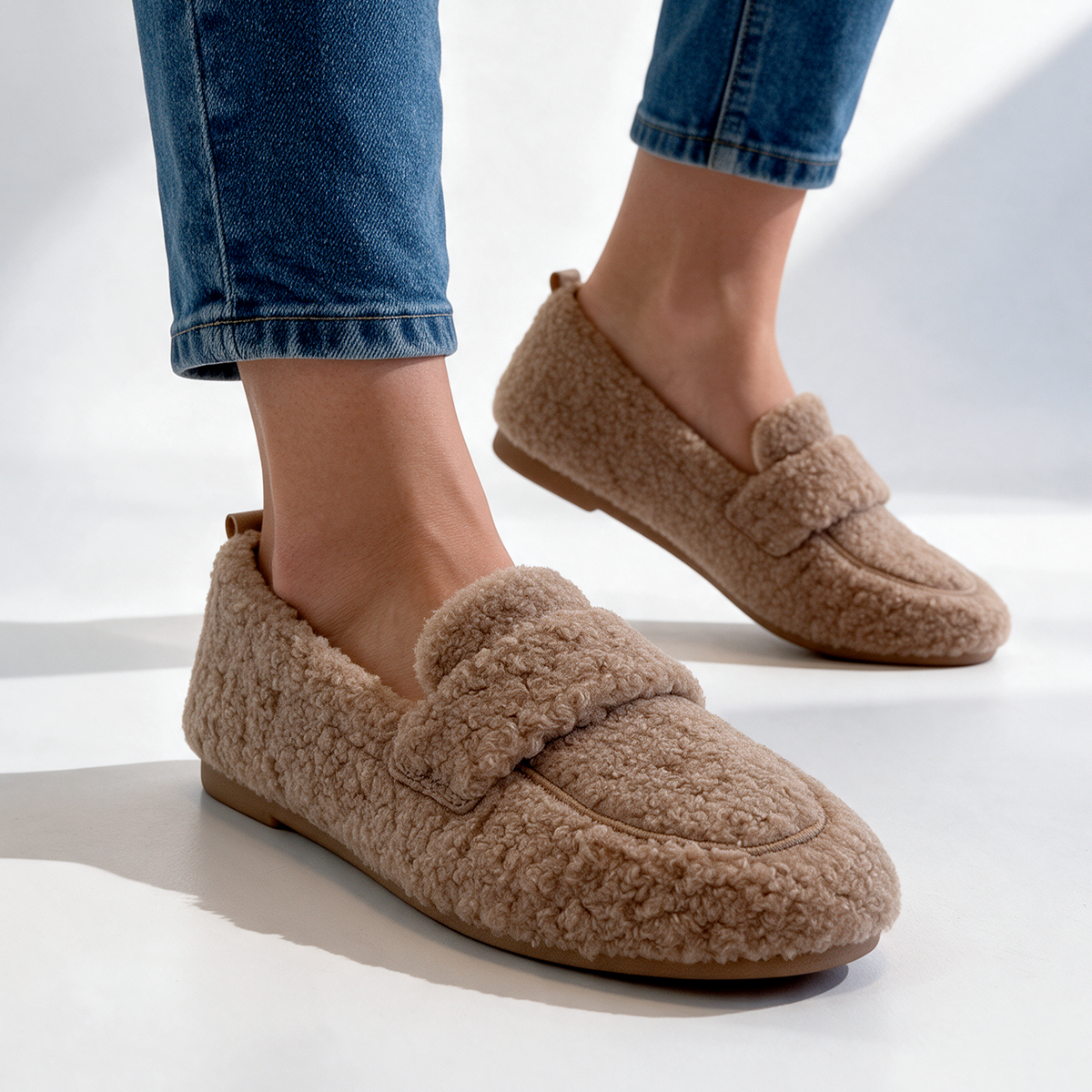 Corra Teddy Loafers