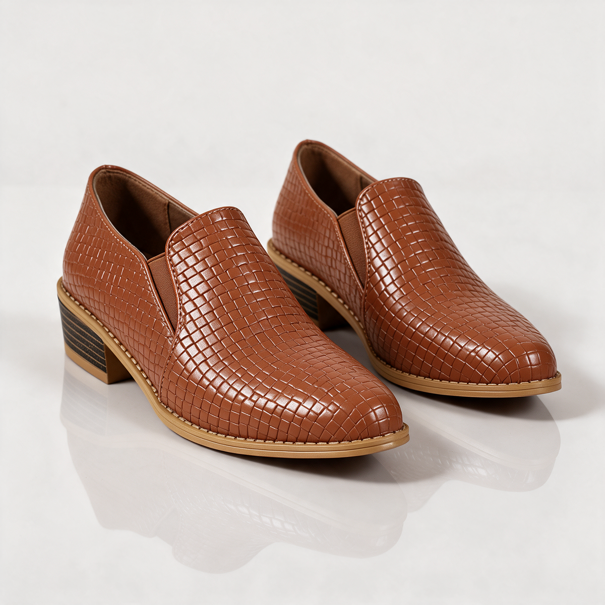 Samantha Woven Slip-Ons