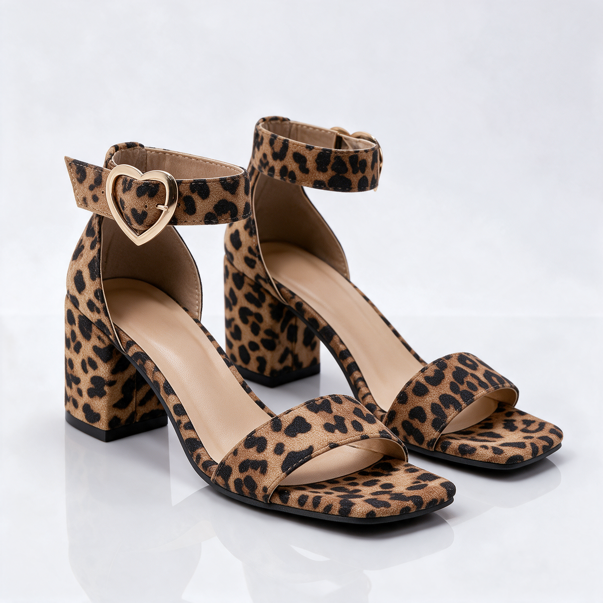 Samantha Heart Buckle Sandals