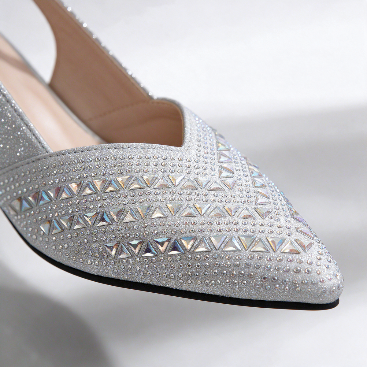 Noemi Sparkle Slingbacks