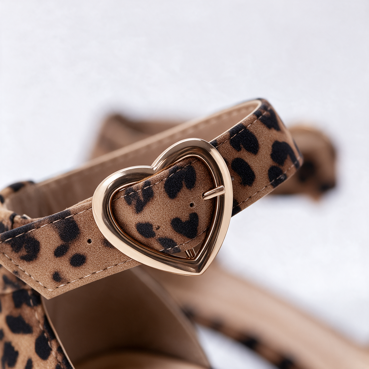 Samantha Heart Buckle Sandals