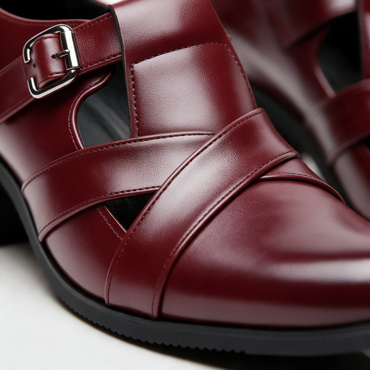 Henry Cross-Strap Dress Shoes