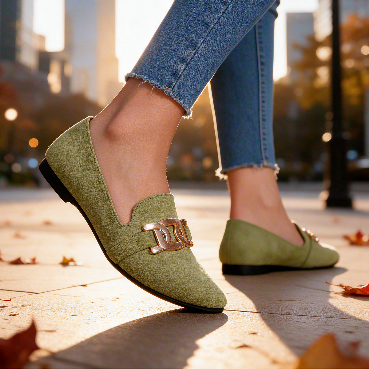 Serene Suede Loafers