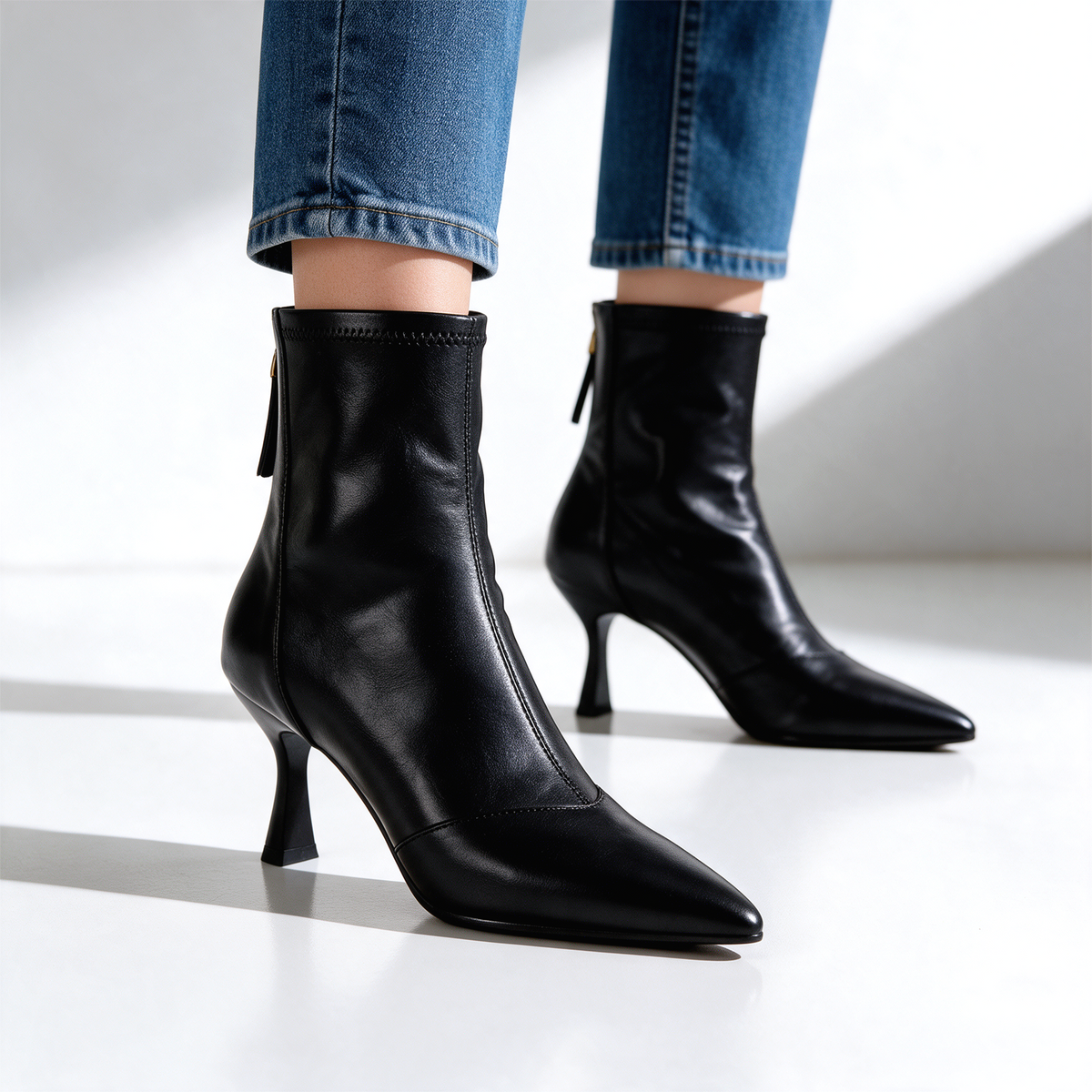 Florentia Leather Ankle Boots
