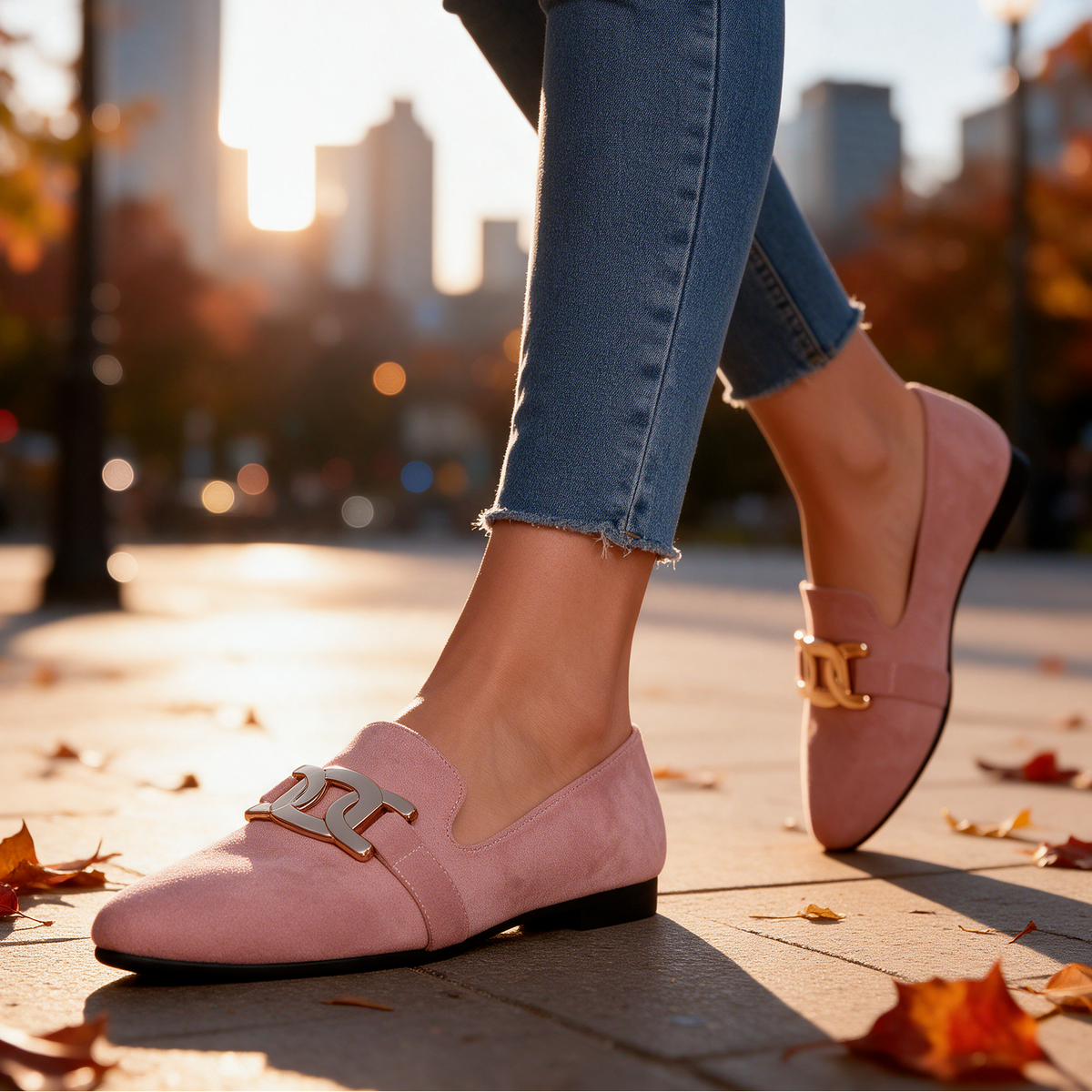 Serene Suede Loafers
