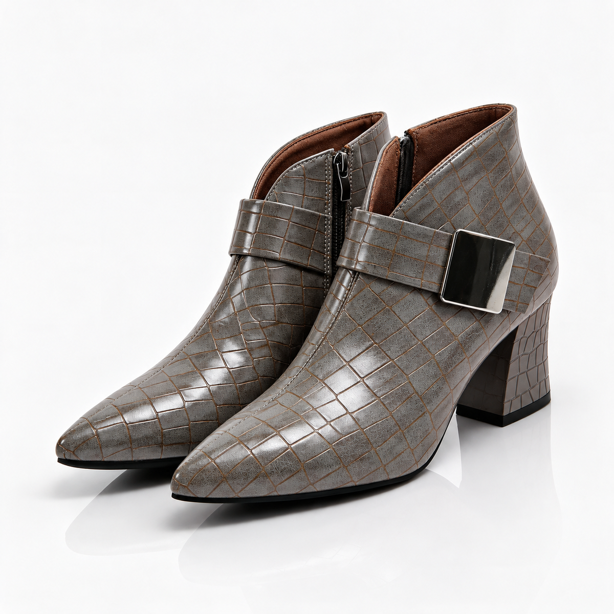 Florentia Croc Block Boots