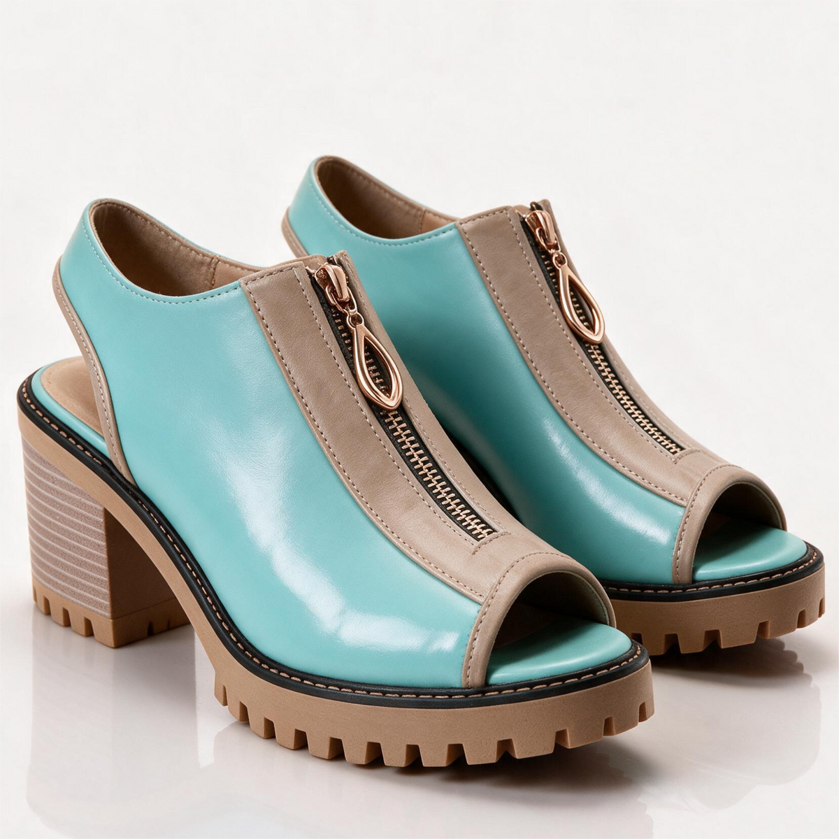 Carmella Zip Heels