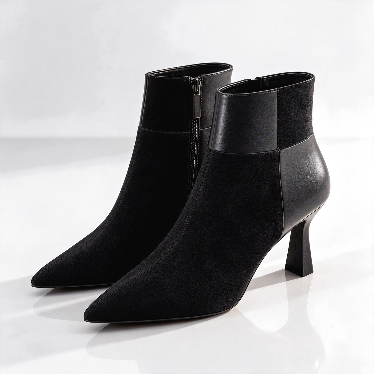 Florentia Checkered Ankle Boots