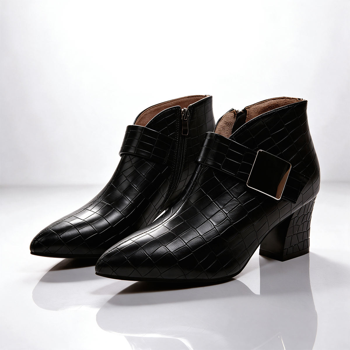 Florentia Croc Block Boots