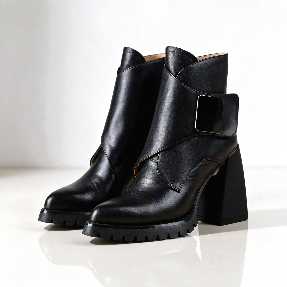 Kenzie Buckle Ankle Boots