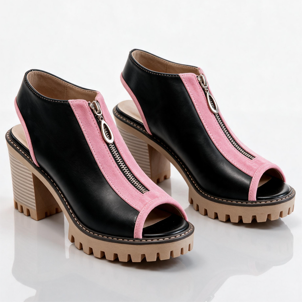 Carmella Zip Heels